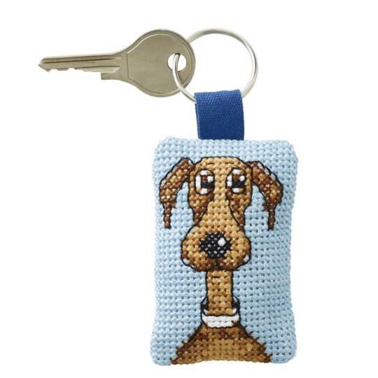 Chien – Kit Porte-clés à broder Permin of Copenhagen