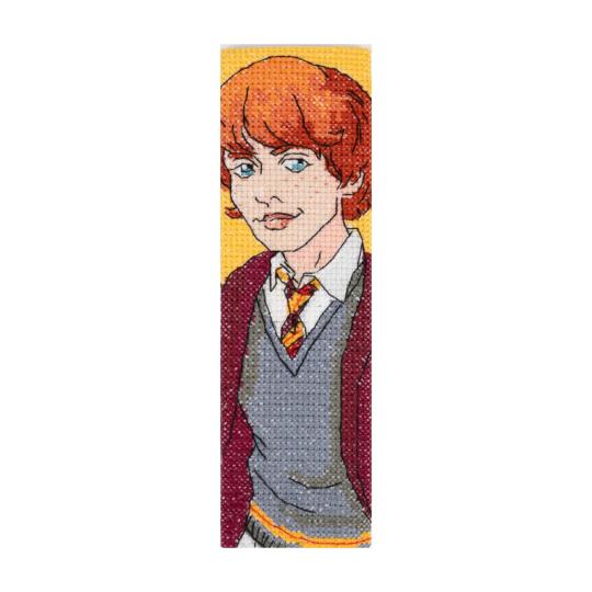 Ron - Kit marque-pages point de croix Harry Potter - DMC