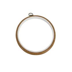Tambour plastique rond 13 cm bois - DMC