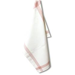 Torchon  broder Bonn Blanc Liser Rouge - Graziano