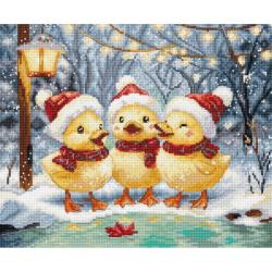 Holiday Ducklings  - Kit point de croix - LETISTITCH