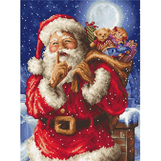 Santa's Secret - Kit point de croix Noël - LETISTITCH