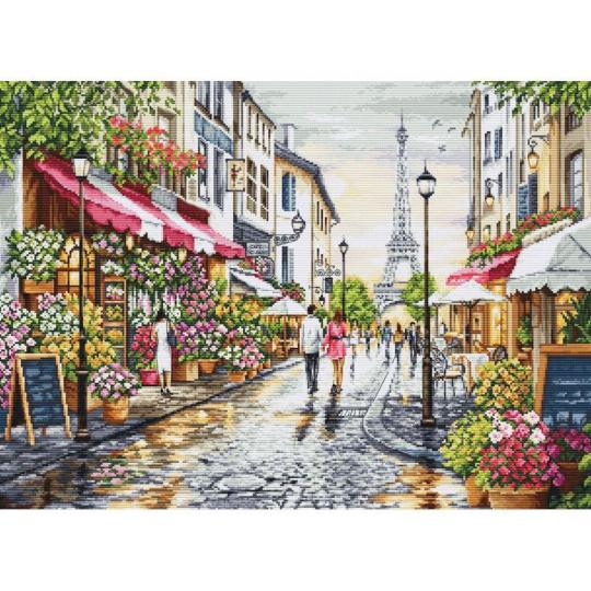 La Boutique Fleurie de Paris - Kit point de croix  - Luca-S