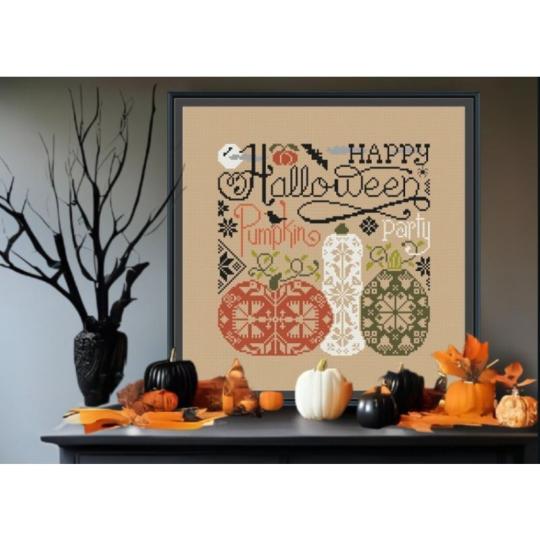 Happy Halloween - Pumpkin Party Fiche - Jardin Privé