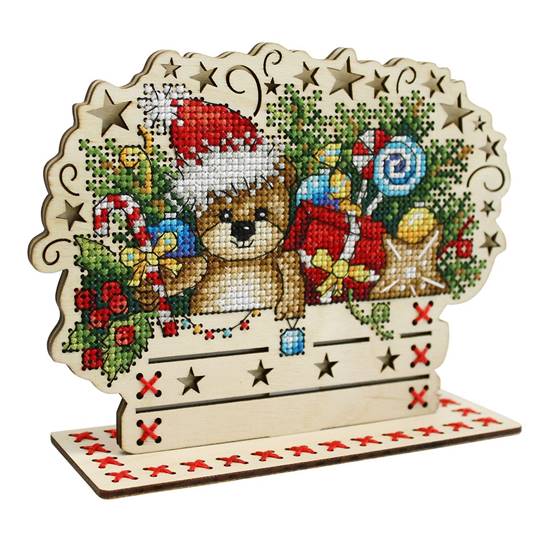 Joyeux Noël - Kit broderie sur bois - MP Studia