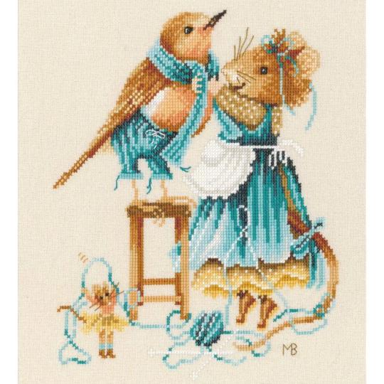 Dressing up with Vera • Kit point de croix - Lanarte