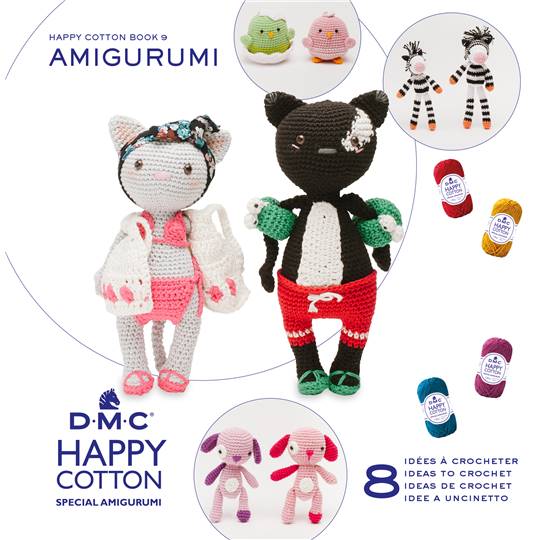 Livret Idées Crochet Happy Cotton Amigurumi N°9 - DMC