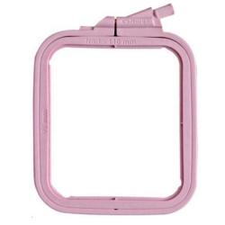 Cadre Plastique à broder 11 x 9,5 cm • Rose - Nurge