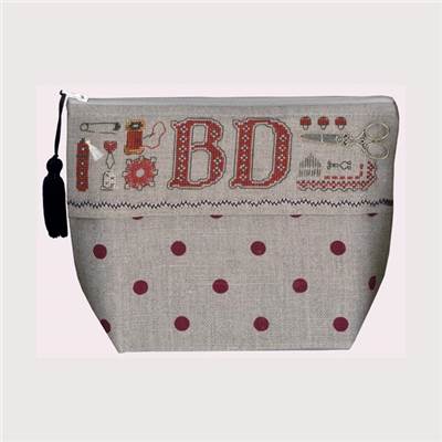 Trousse Couture Initiales à broder - Le Bonheur des Dames