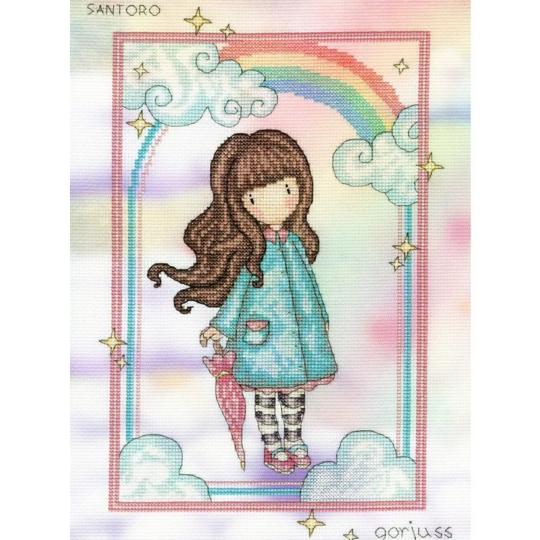 Rainbow Wishes - Kit Gorjuss par Bothy Threads