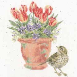 The Meadow Pipit - Kit point de croix - Bothy Threads