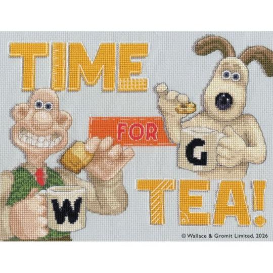 Time For Tea! - Kit Wallace & Gromit - Bothy Threads