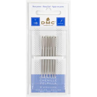 Aiguilles Chenille avec pointe Taille 18 - DMC
