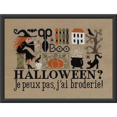 Halloween? je peux pas j'ai broderie ! - Fiche Jardin Privé