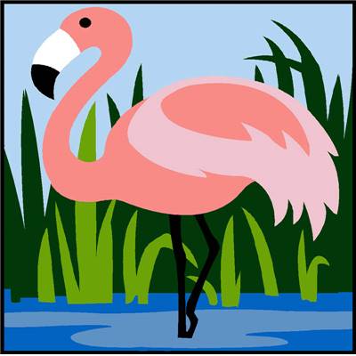 Flamant Rose - Kit canevas enfant - Margot de Paris