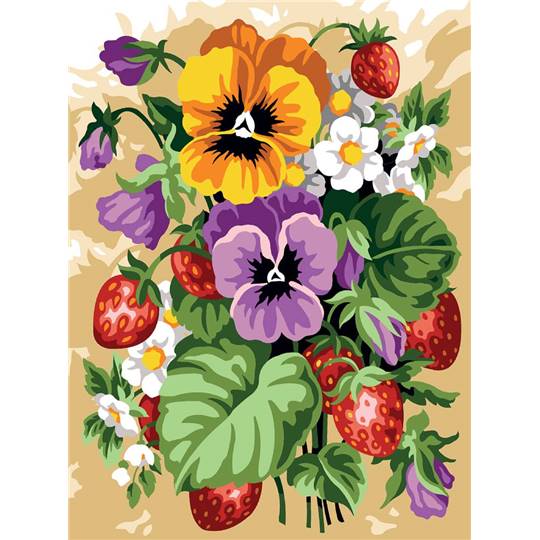 Bouquet Fruité - canevas pénélope - Margot de Paris