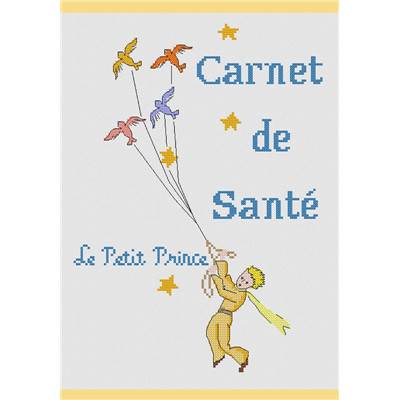 Protège carnet de santé à broder Petit Prince - Princesse