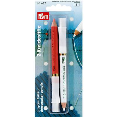 Crayon Craie tailleur blanc/Rose - Prym
