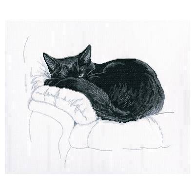 Among Black Cats • Canapé - Kit Point de Croix - RTO