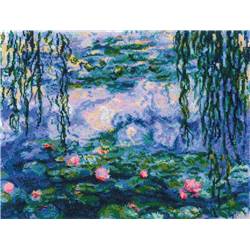 Nénuphars (Claude Monet) - Kit point de croix - Riolis