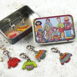 Boîte de 6 anneaux Marqueurs de Mailles ouverts - Pulls
