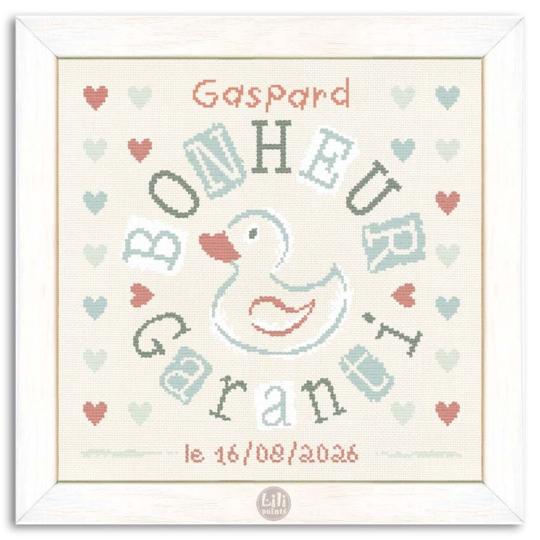 Bonheur Garanti - Fiche point de croix - Lilipoints