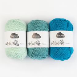 Laine à chaussettes Edelweiss Alpaka - 25g - Kremke