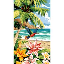 Canevas Pénélope L'île aux colibris  - Margot de Paris