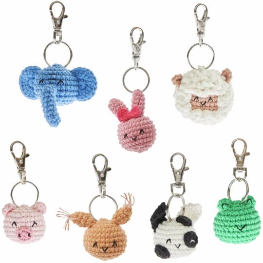 Kit de crochet Ricorumi « Porte-clés – Chingu Animals »