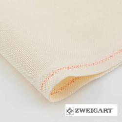 Toile lin 12,6 fils Belfast Zweigart - Coquille d'oeuf (305)