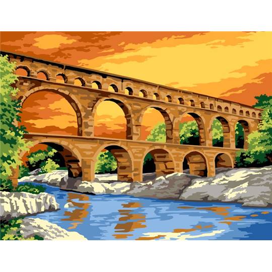 Canevas Pénélope Pont du Gard - SEG de Paris