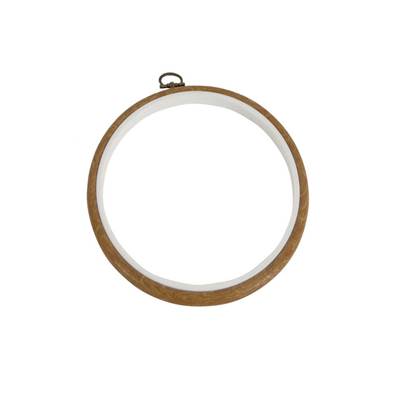 Tambour plastique rond 13 cm bois - DMC