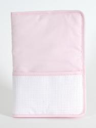 Protège Carnet de Santé à broder Rose - DMC