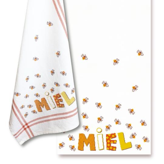 Le Miel - Fiche point de croix - Lilipoints