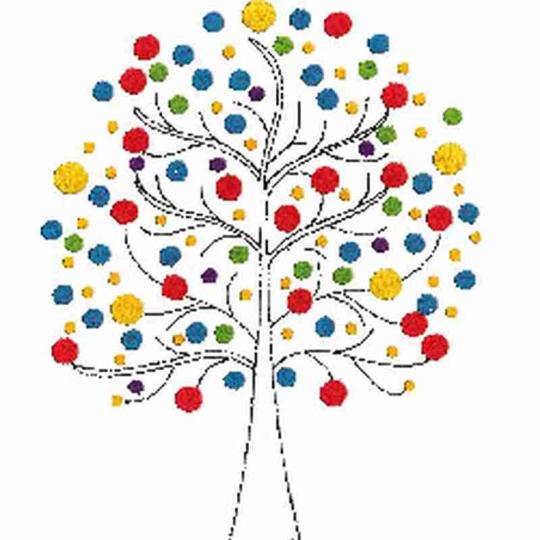 Napperon à broder Arbre de Vie 5 formats - Luc Créations