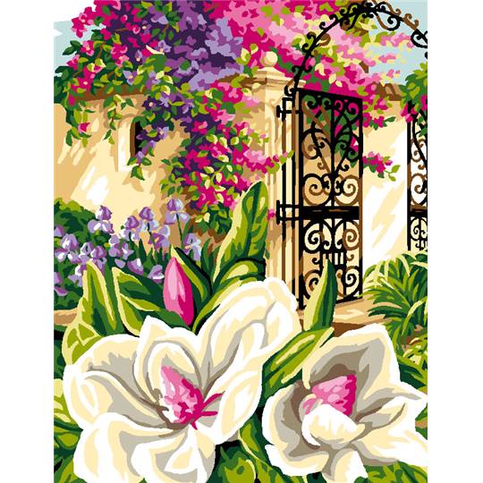 Au Jardin - Canevas Pénélope - Luc Créations