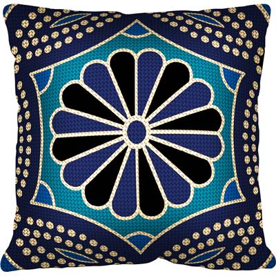 Coussin Bleu - Kit Coussin gros trous - Margot de Paris