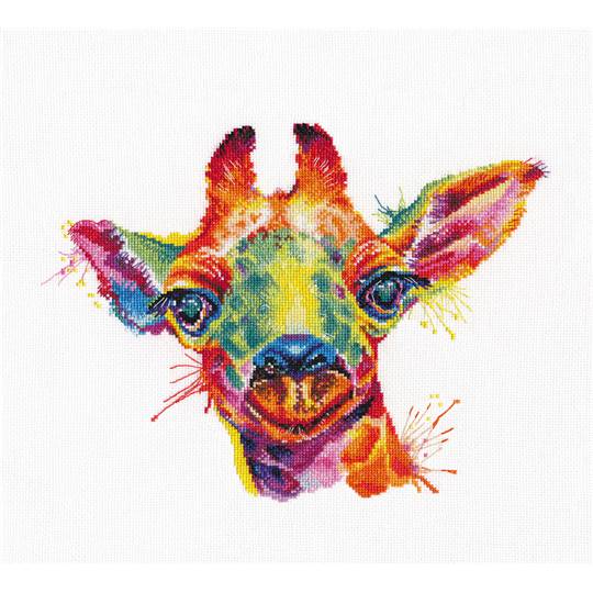 Girafe - Kit point de croix - Oven