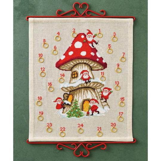 Maison champignon des lutins – Calendrier Avent -Permin of Copenhagen