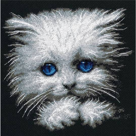 Chat Fluffy - Kit Point de Croix Chat - RTO