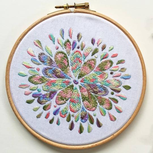 Formes Abstraites et Colorées - Kit broderie