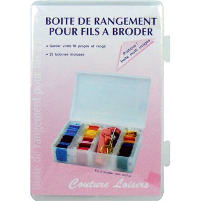 Boîte de rangement pour fils à broder - Petit Modèle