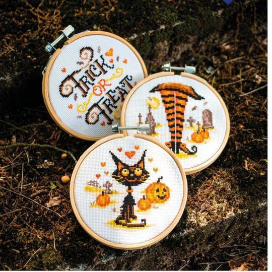 Miniatures Halloween - Kit (lot de 3) - Vervaco