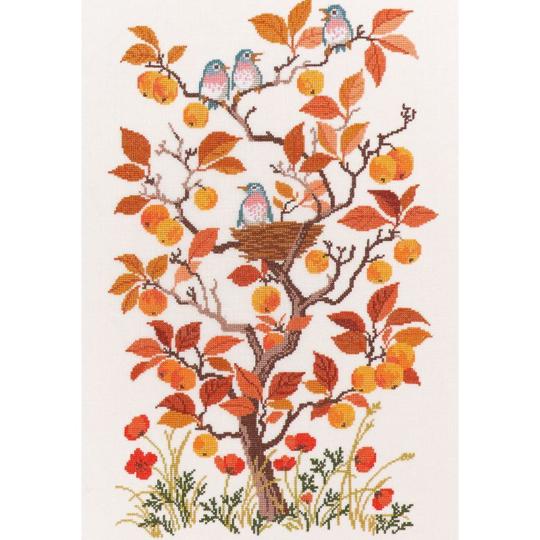 Automne, oiseaux dans un arbre – Kit  Eva Rosenstand