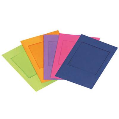 5 Cartes à Broder Carrés de Couleurs avec Enveloppes