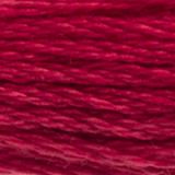 Fil à broder mouliné DMC coloris 3831 Rouge Fraise des bois