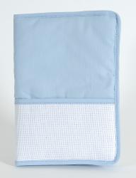 Protège Carnet de Santé à broder Bleu - DMC