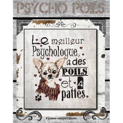 Psycho Poils - Fiche Point de Croix - Isabelle Haccourt Vautier