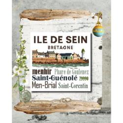 L'île de Sein - Fiche point de croix - Isabelle Vautier