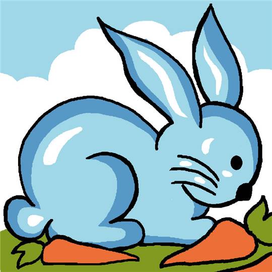 Lapin - Kit Canevas pour enfant - Luc Créations